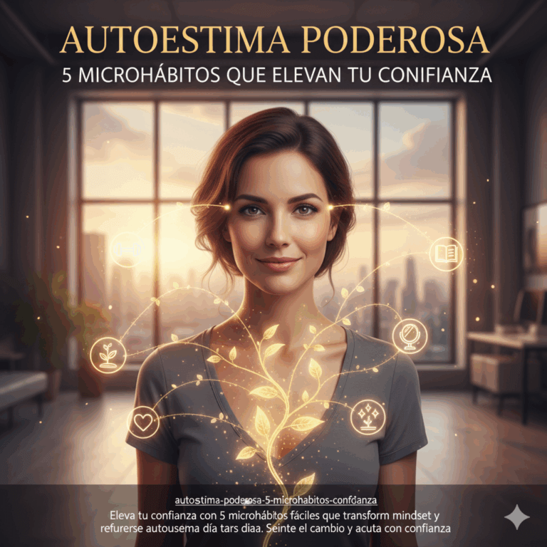⚡ Autoestima Poderosa: 5 microhábitos que elevan tu confianza